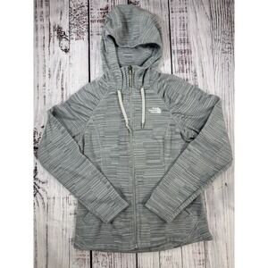 The North Face Jacket Women's Gray Fleece Jacket Sweater Full Zip Size Small